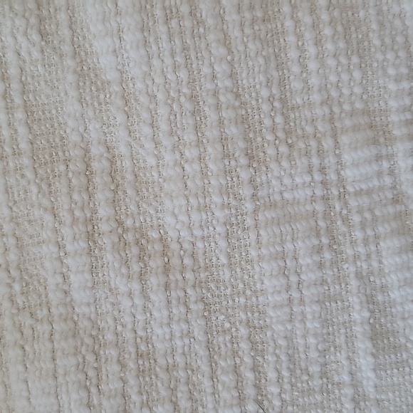 Madewell Flutter Sleeve Textured Linen Color Top, Xs - Picture 7 of 7